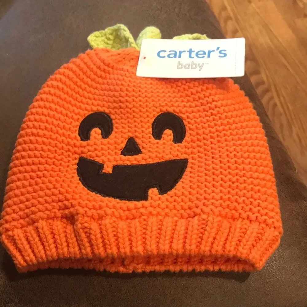 NWT Carter’s pumpkin hat